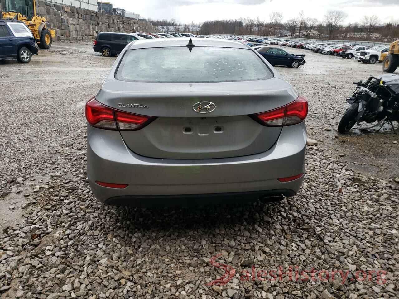 KMHDH4AH7EU124817 2014 HYUNDAI ELANTRA