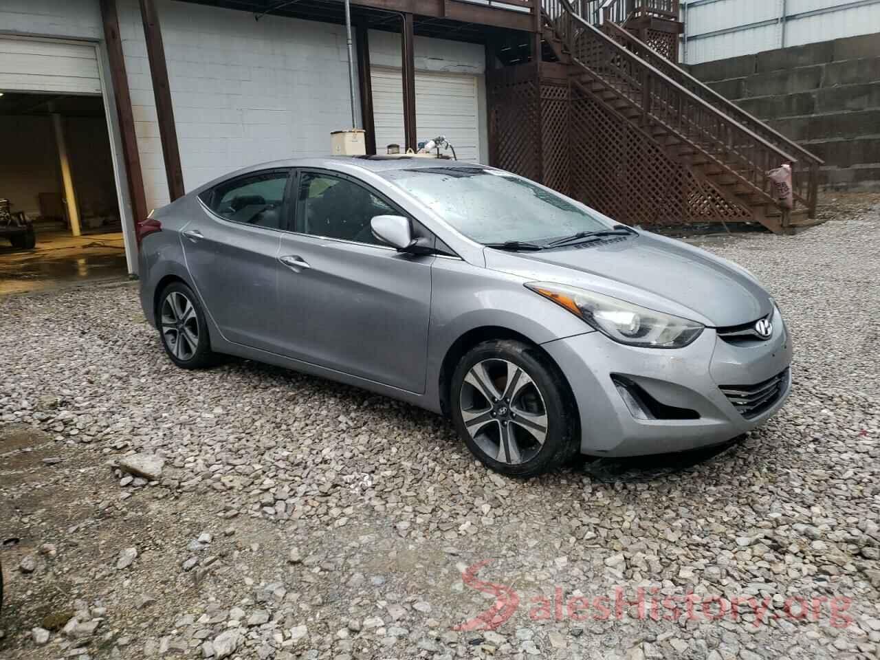 KMHDH4AH7EU124817 2014 HYUNDAI ELANTRA