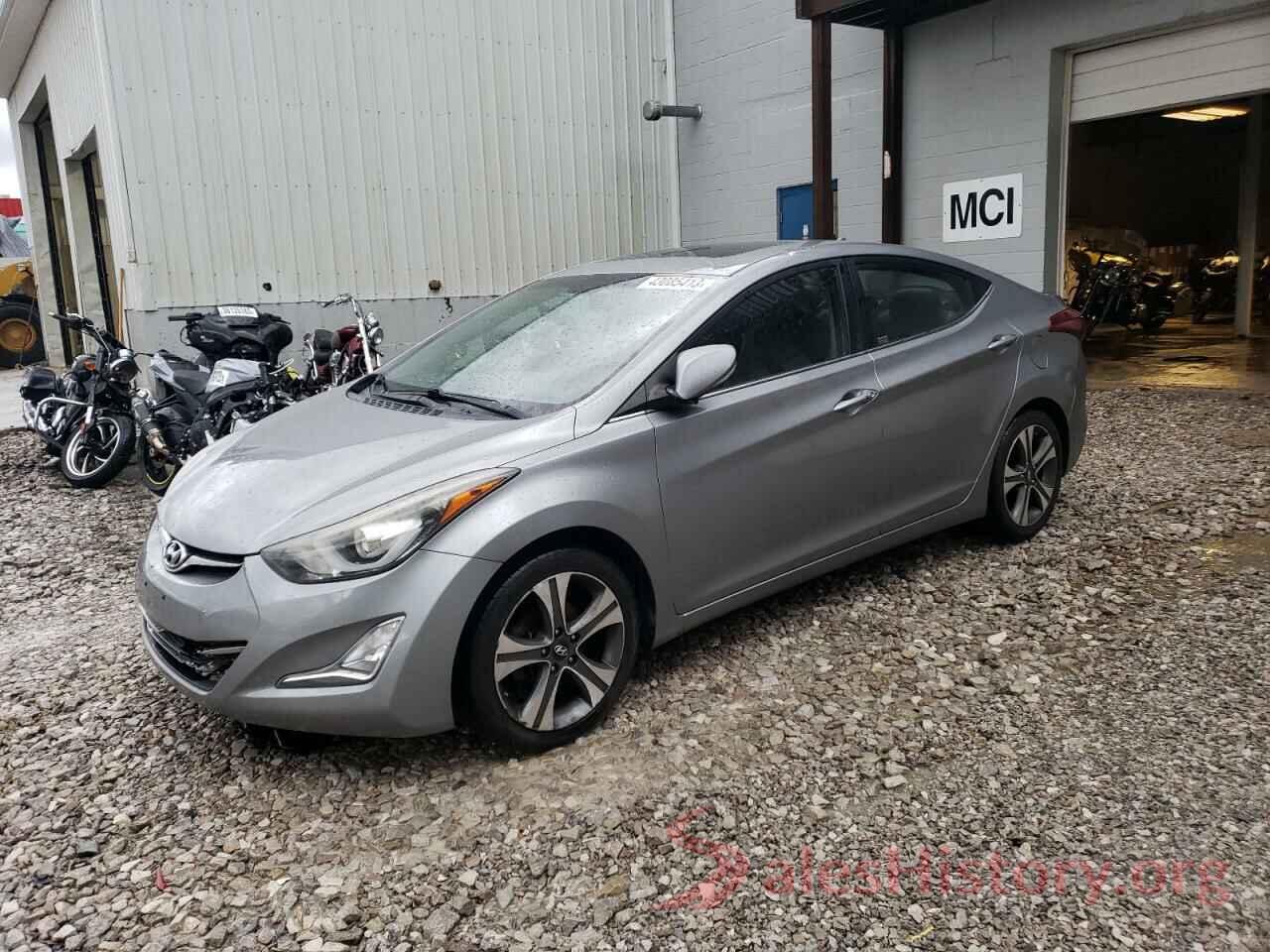 KMHDH4AH7EU124817 2014 HYUNDAI ELANTRA