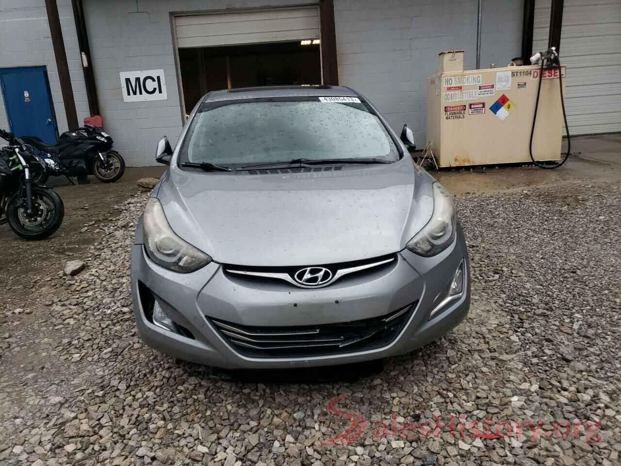 KMHDH4AH7EU124817 2014 HYUNDAI ELANTRA