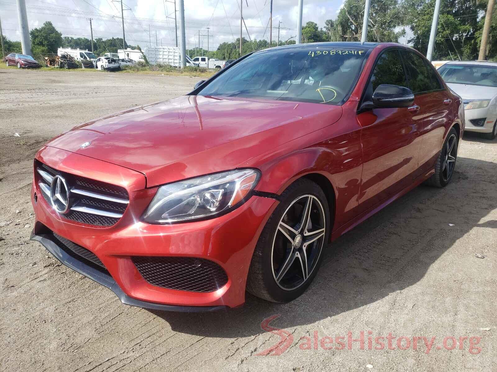 55SWF4JB6GU107046 2016 MERCEDES-BENZ C CLASS