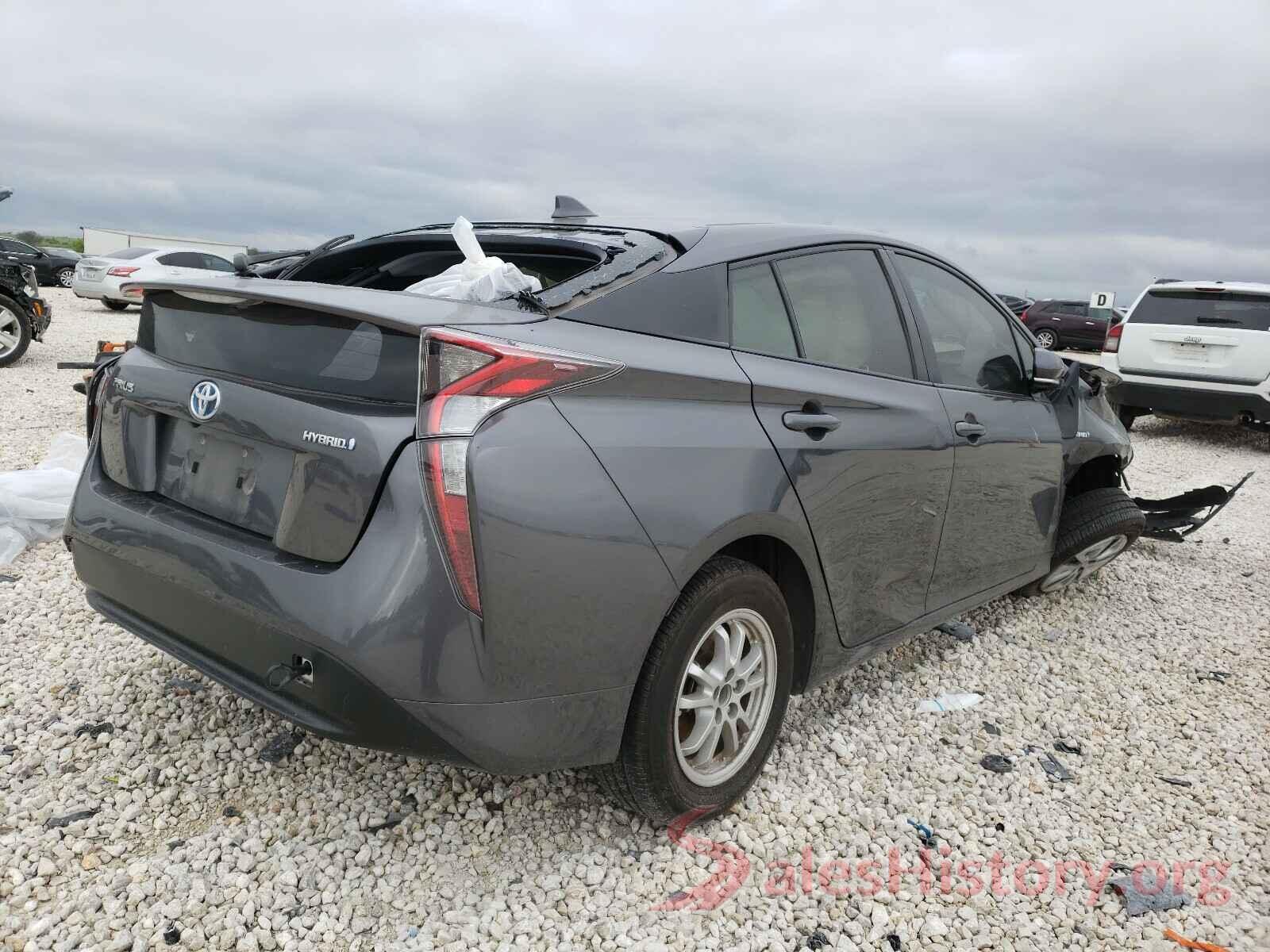 JTDKARFU7G3009596 2016 TOYOTA PRIUS