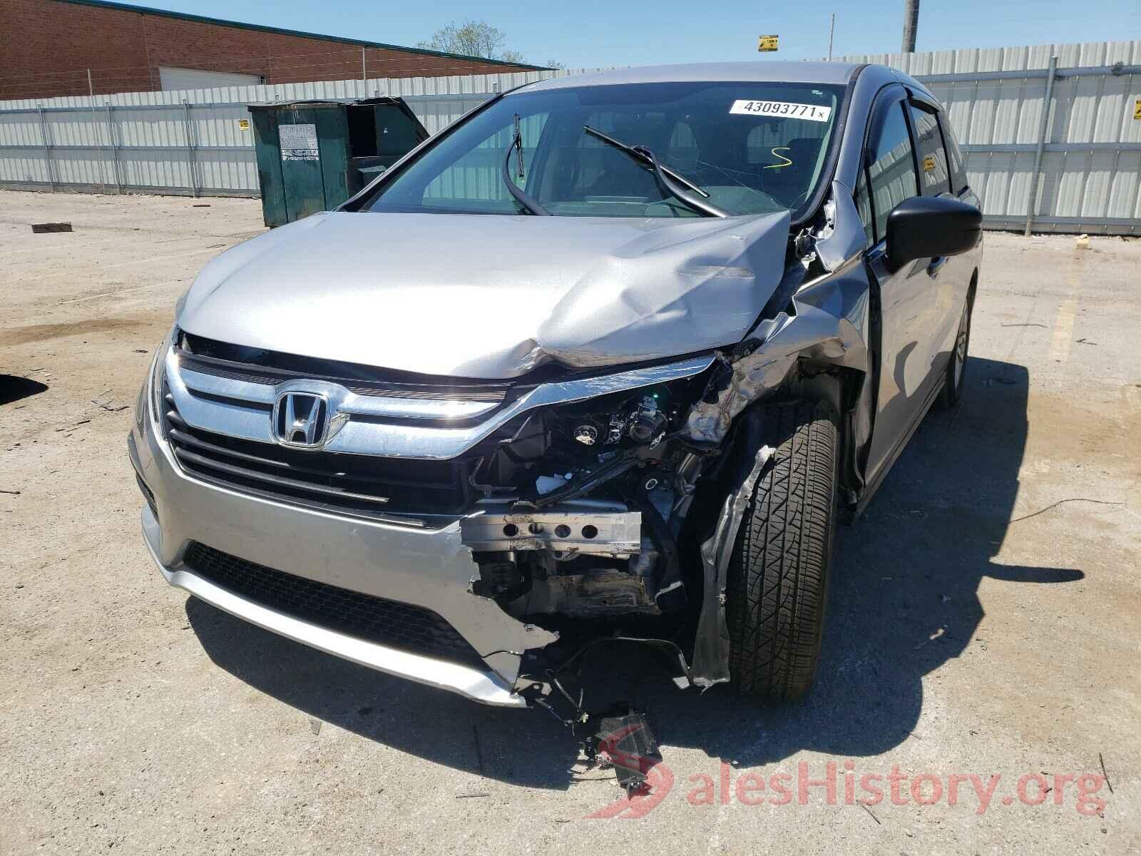 5FNRL6H25JB106910 2018 HONDA ODYSSEY