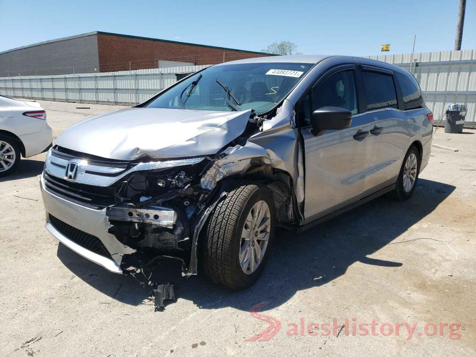 5FNRL6H25JB106910 2018 HONDA ODYSSEY