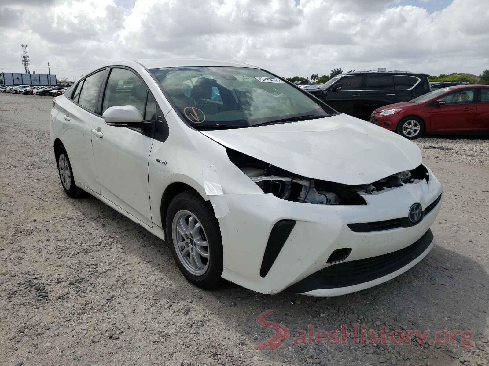 JTDKARFU8K3089385 2019 TOYOTA PRIUS