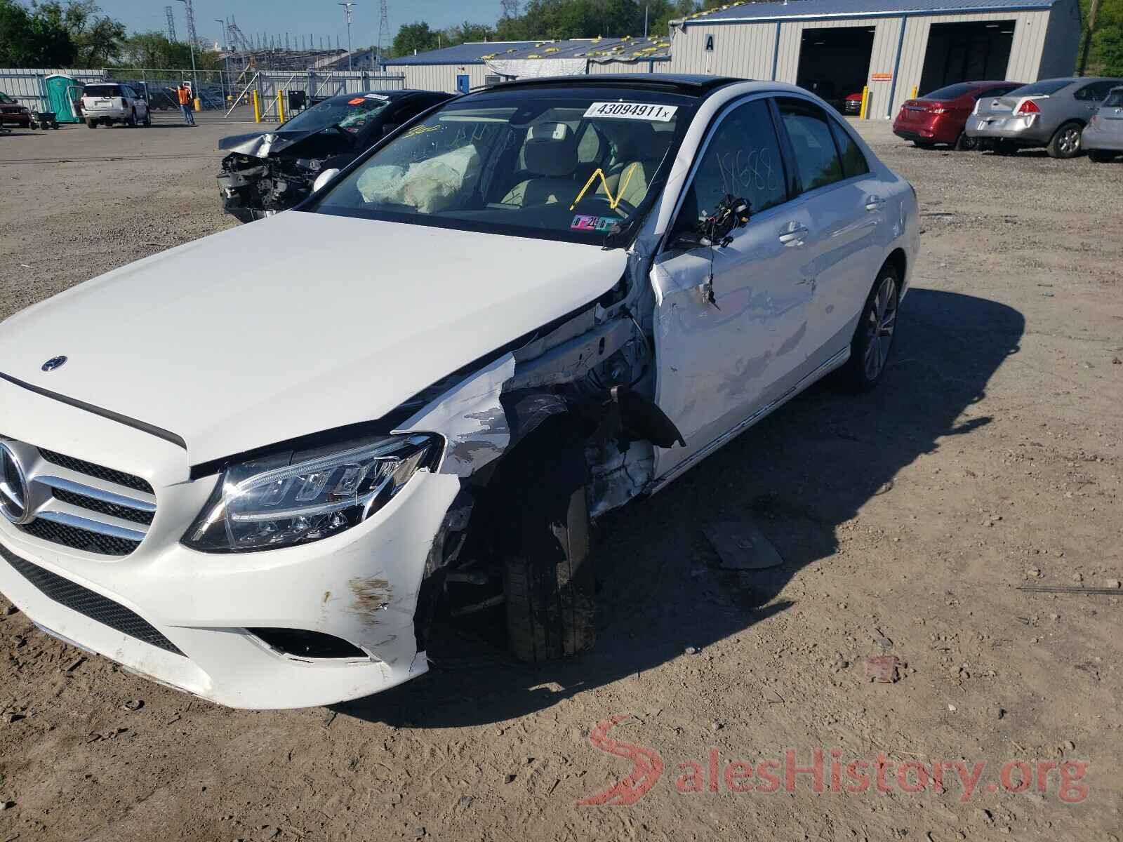 55SWF8EB2KU292495 2019 MERCEDES-BENZ C CLASS