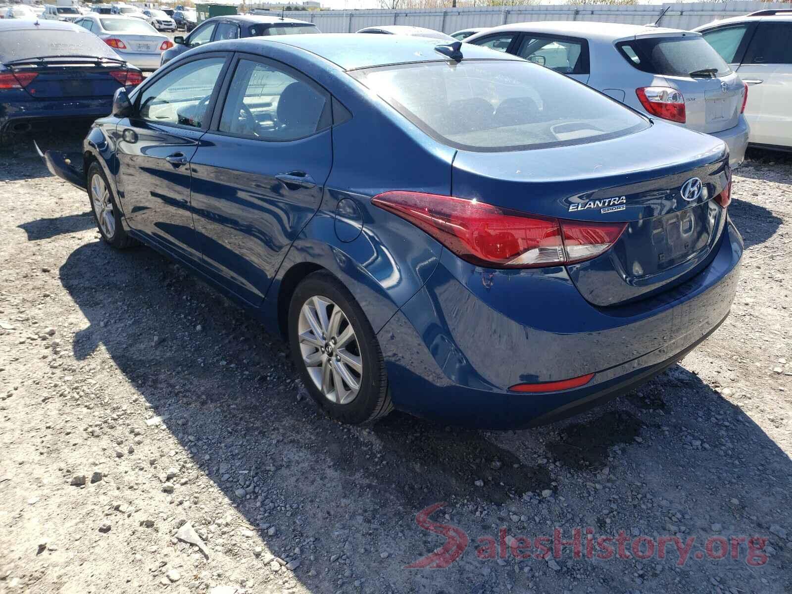 KMHDH4AE0GU619840 2016 HYUNDAI ELANTRA