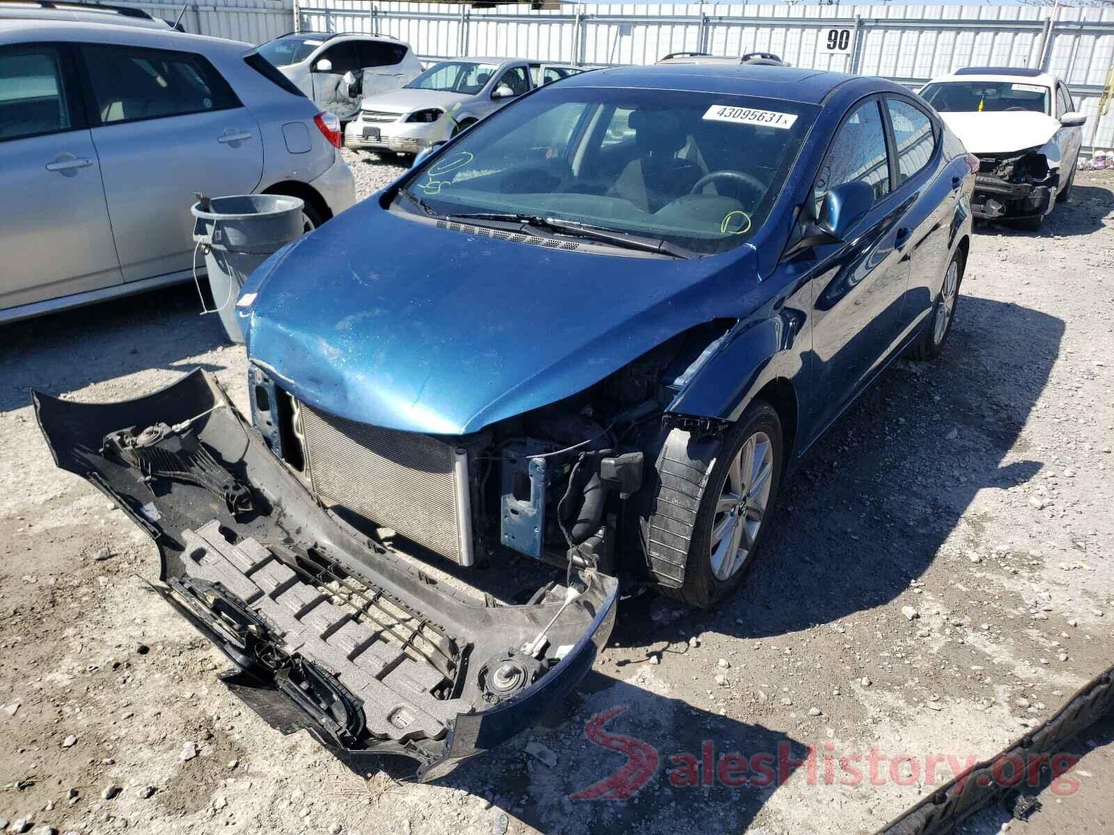 KMHDH4AE0GU619840 2016 HYUNDAI ELANTRA