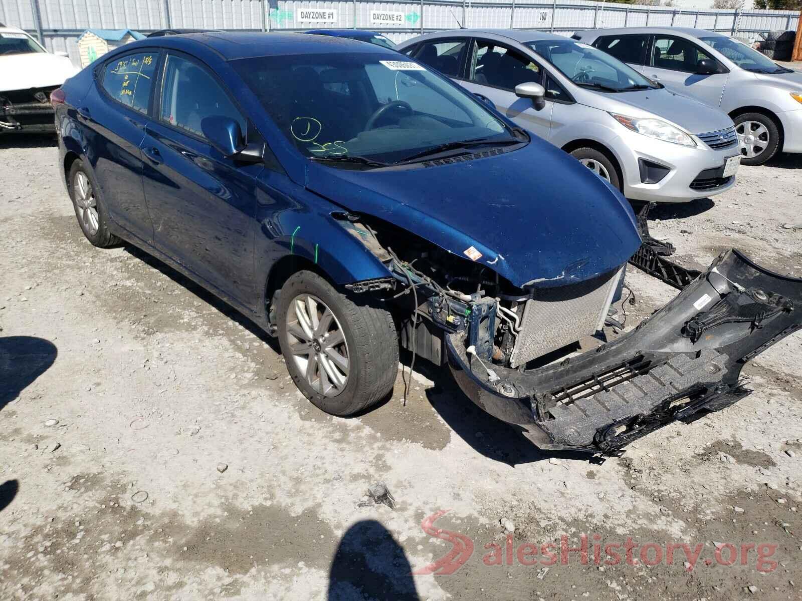 KMHDH4AE0GU619840 2016 HYUNDAI ELANTRA