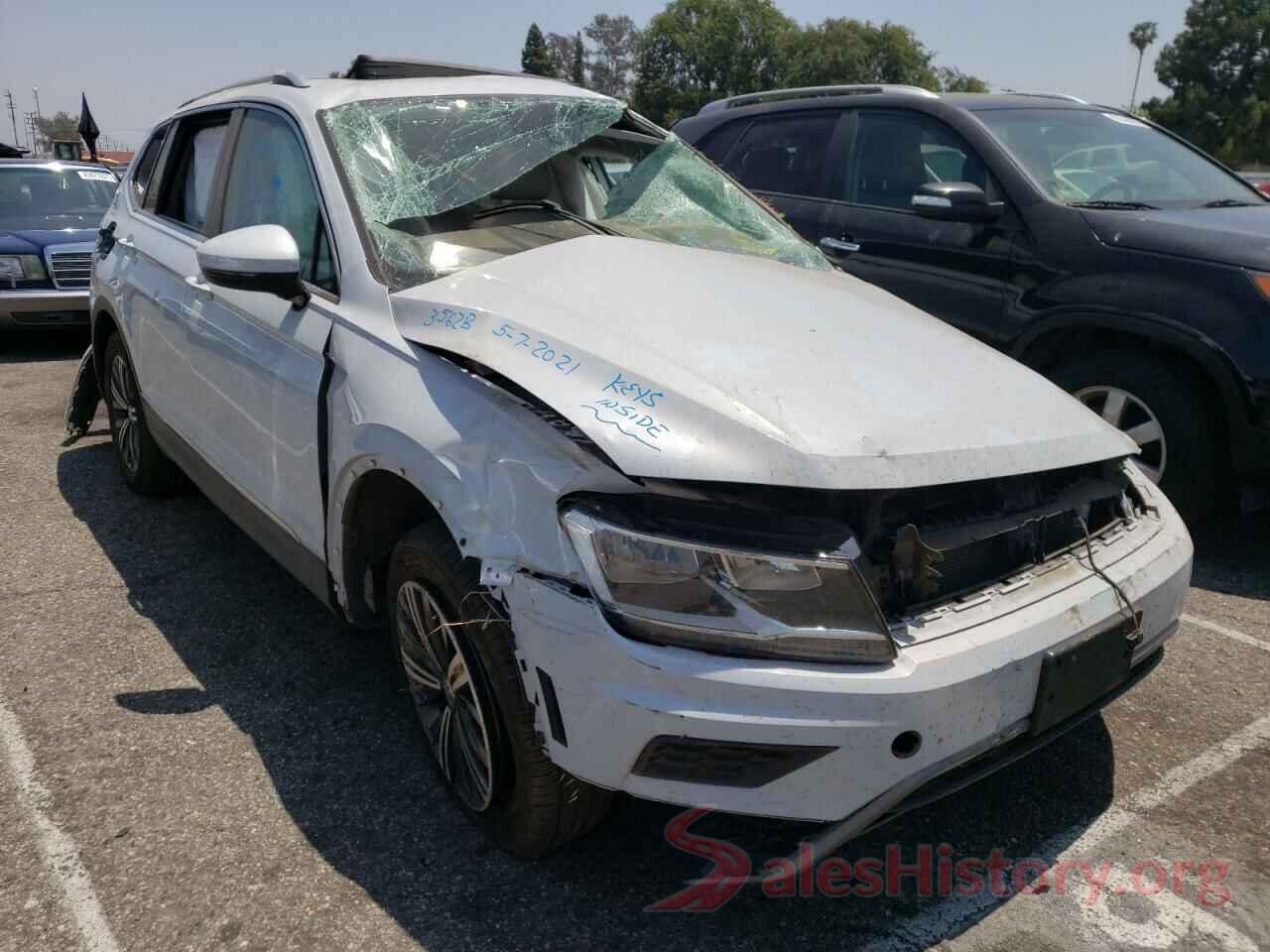 3VV3B7AX6JM062644 2018 VOLKSWAGEN TIGUAN