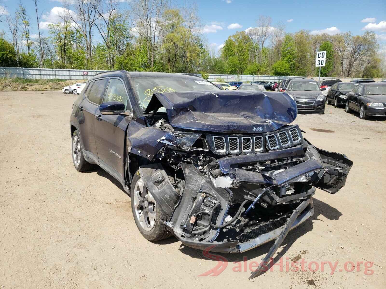 3C4NJDCB7KT828057 2019 JEEP COMPASS