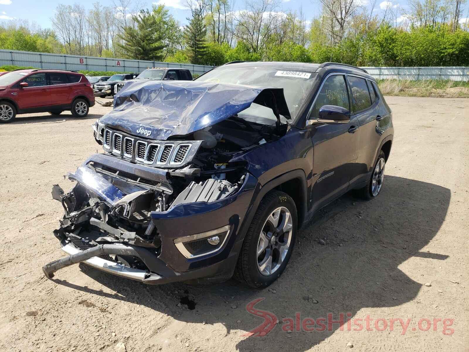 3C4NJDCB7KT828057 2019 JEEP COMPASS