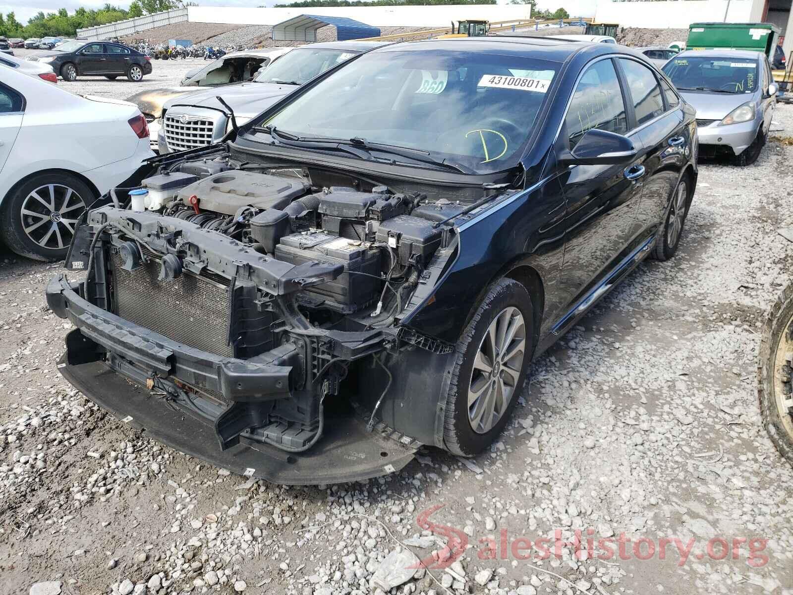 5NPE34AF4HH543454 2017 HYUNDAI SONATA