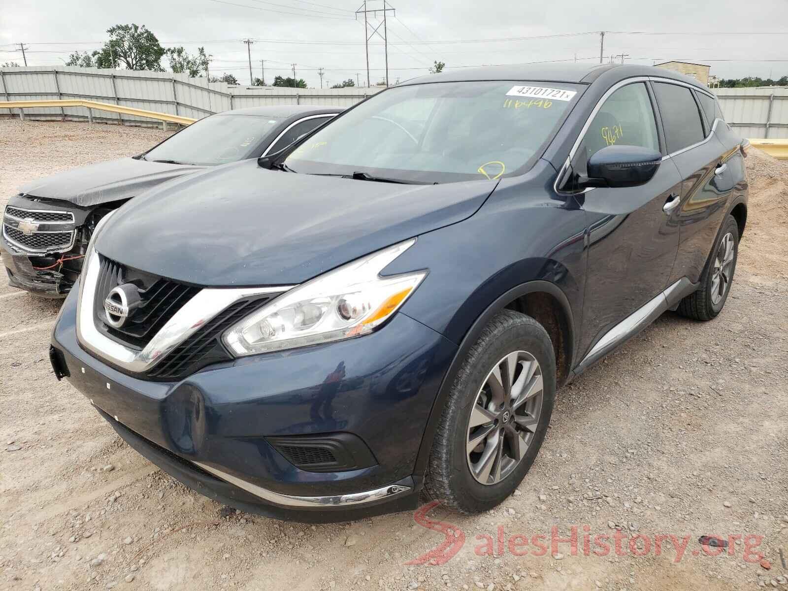 5N1AZ2MHXGN116496 2016 NISSAN MURANO