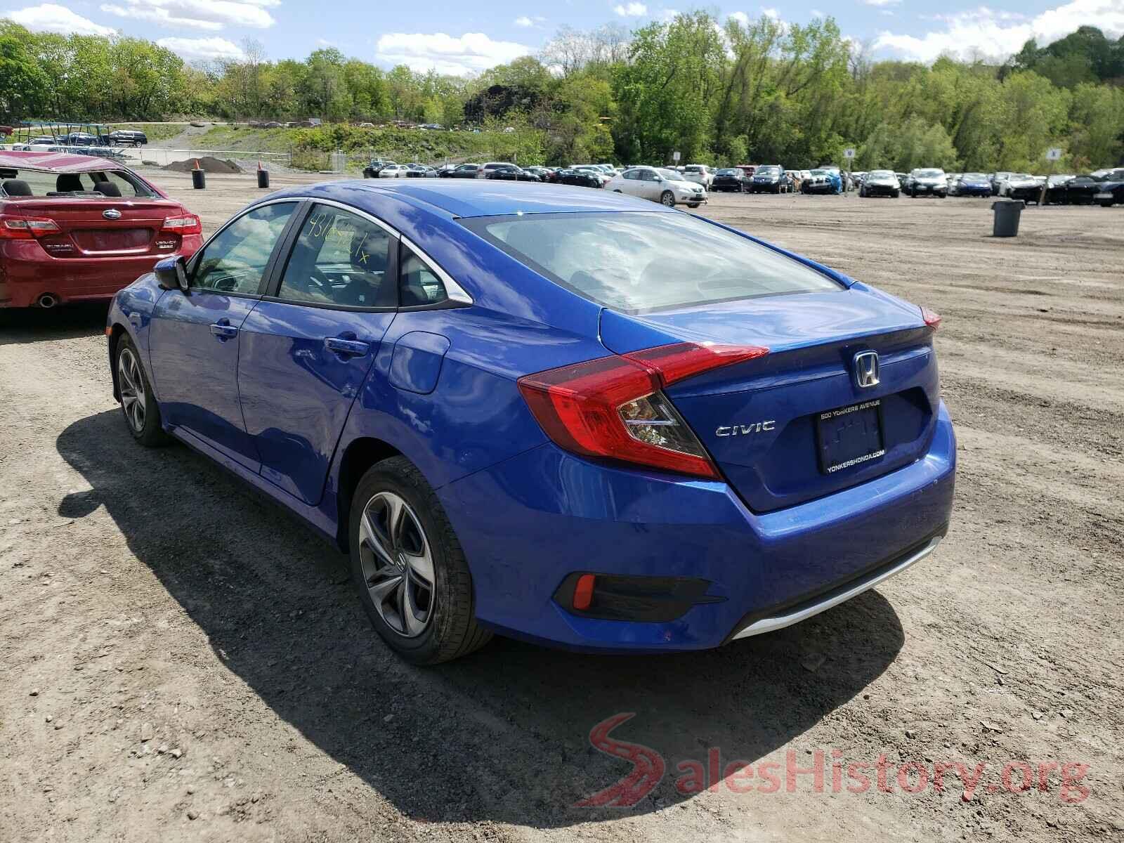 2HGFC2F62KH501593 2019 HONDA CIVIC