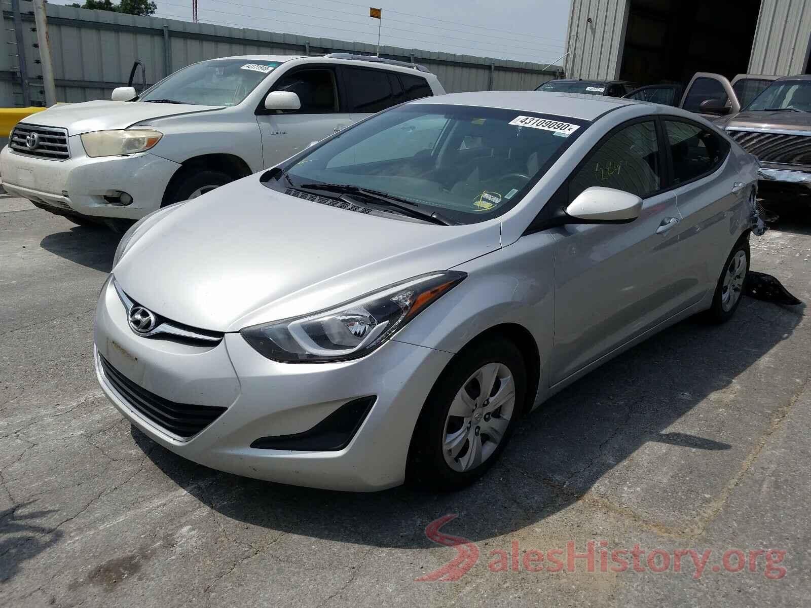 5NPDH4AE3GH705397 2016 HYUNDAI ELANTRA