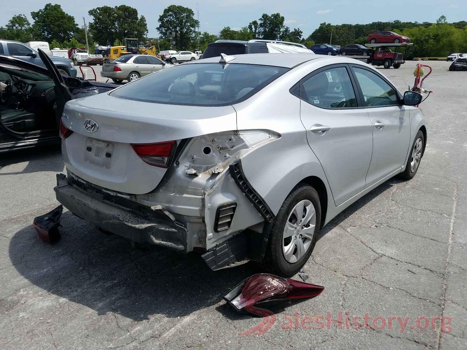 5NPDH4AE3GH705397 2016 HYUNDAI ELANTRA