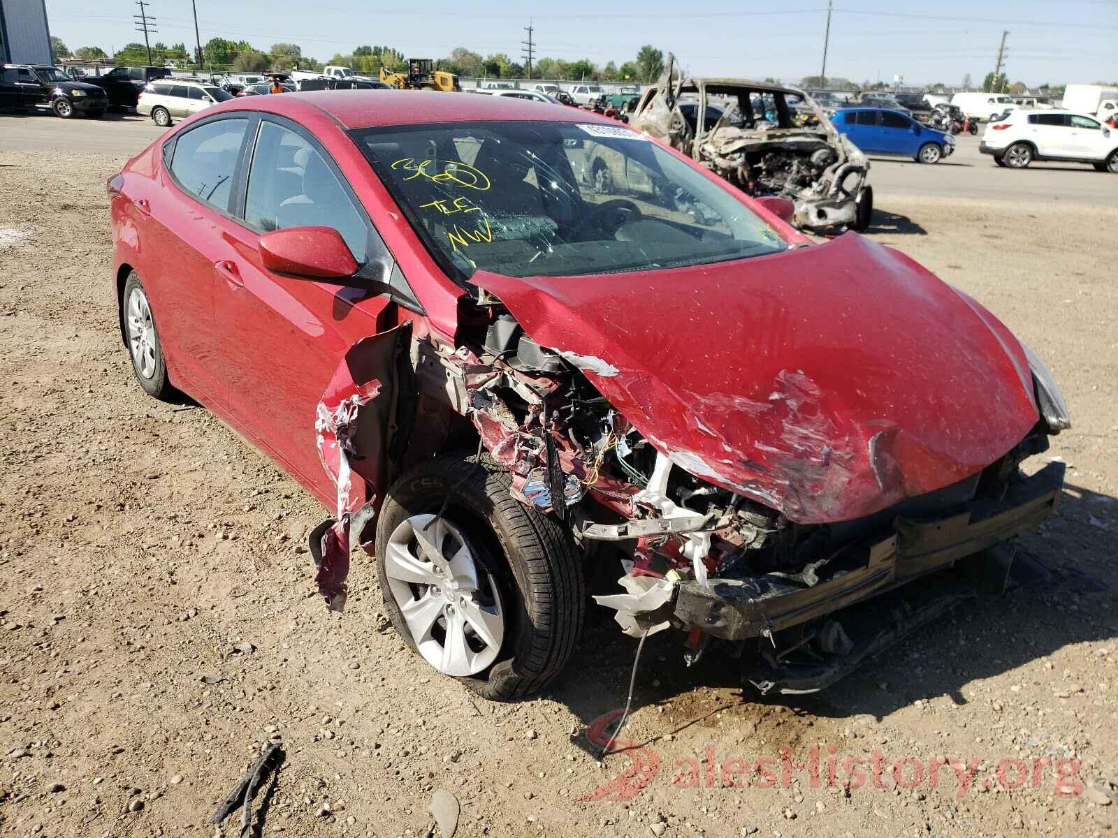 KMHDH4AE4GU517666 2016 HYUNDAI ELANTRA