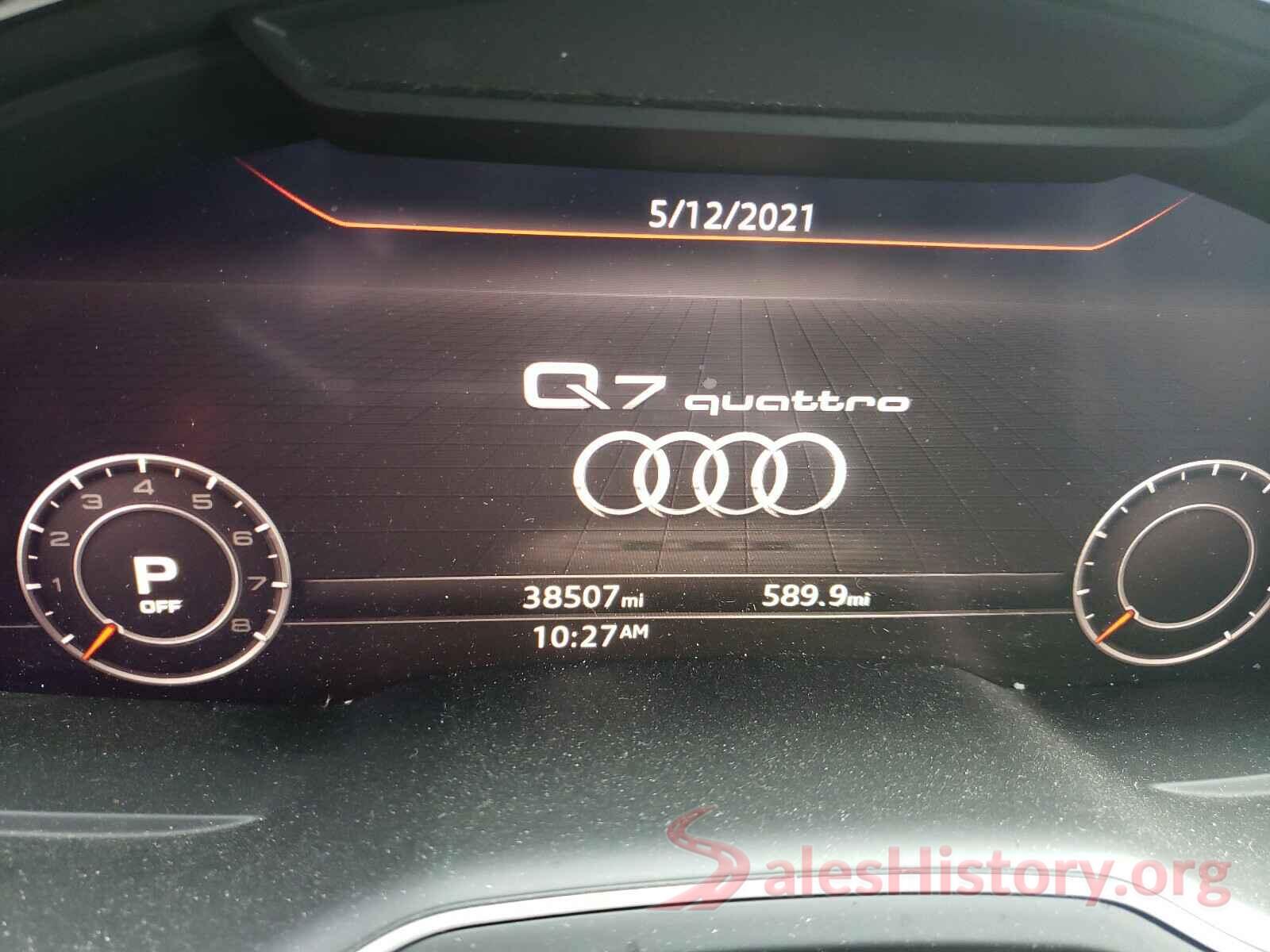 WA1VAAF70KD009722 2019 AUDI Q7