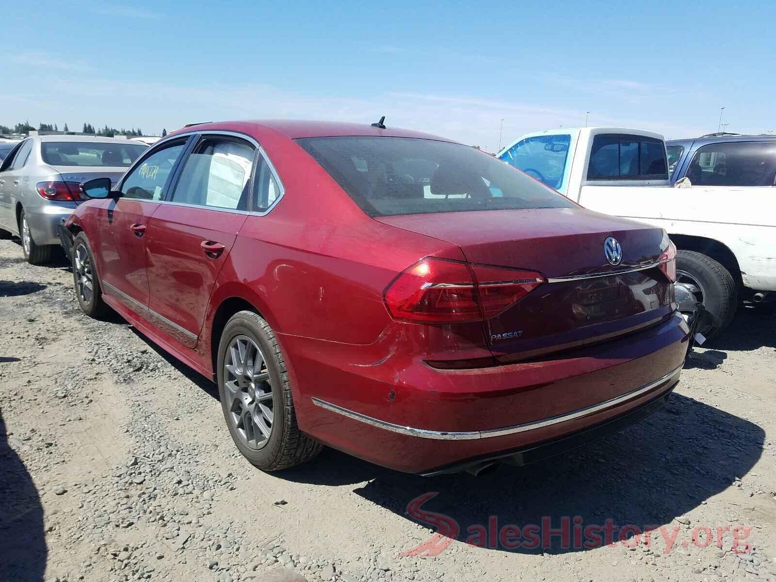 1VWAT7A37GC042488 2016 VOLKSWAGEN PASSAT