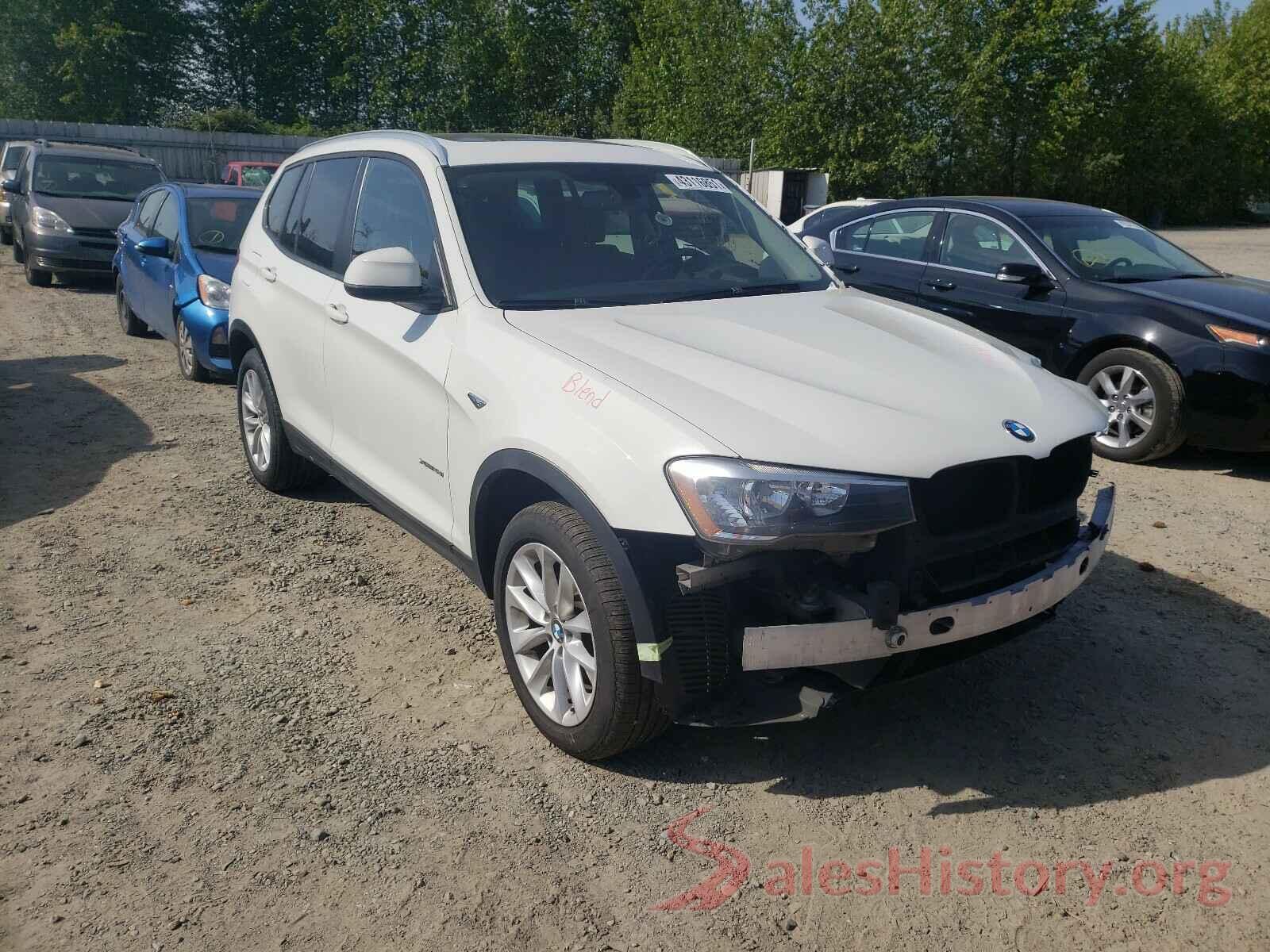 5UXWX9C59H0T05752 2017 BMW X3