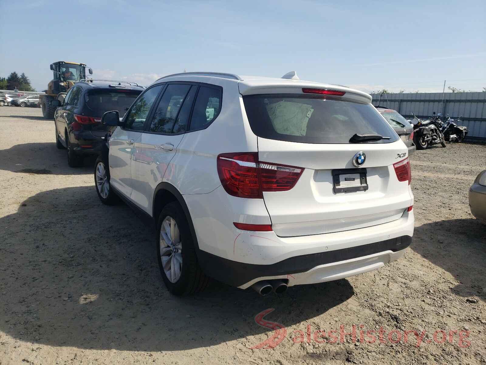 5UXWX9C59H0T05752 2017 BMW X3