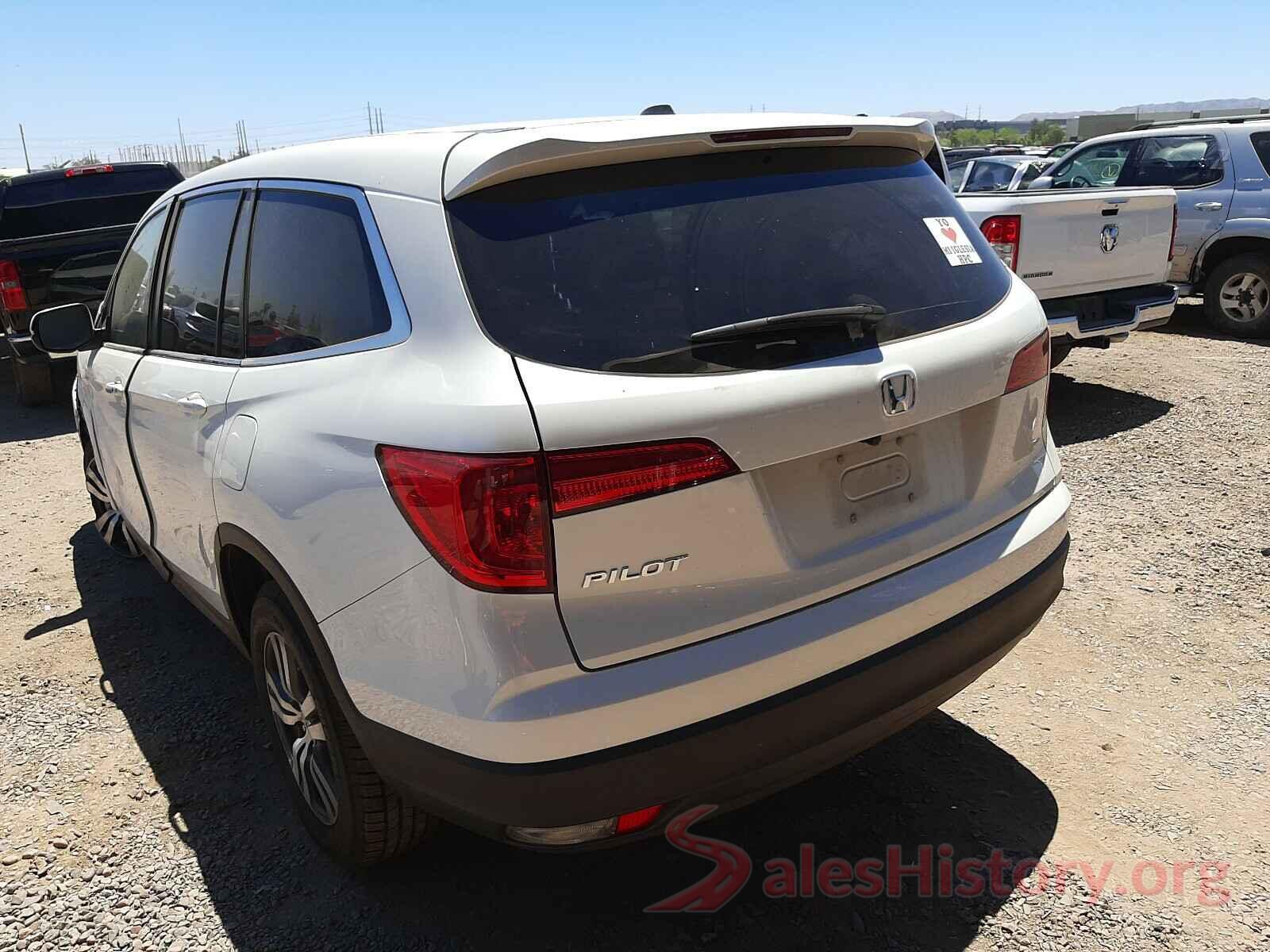 5FNYF5H38HB015954 2017 HONDA PILOT