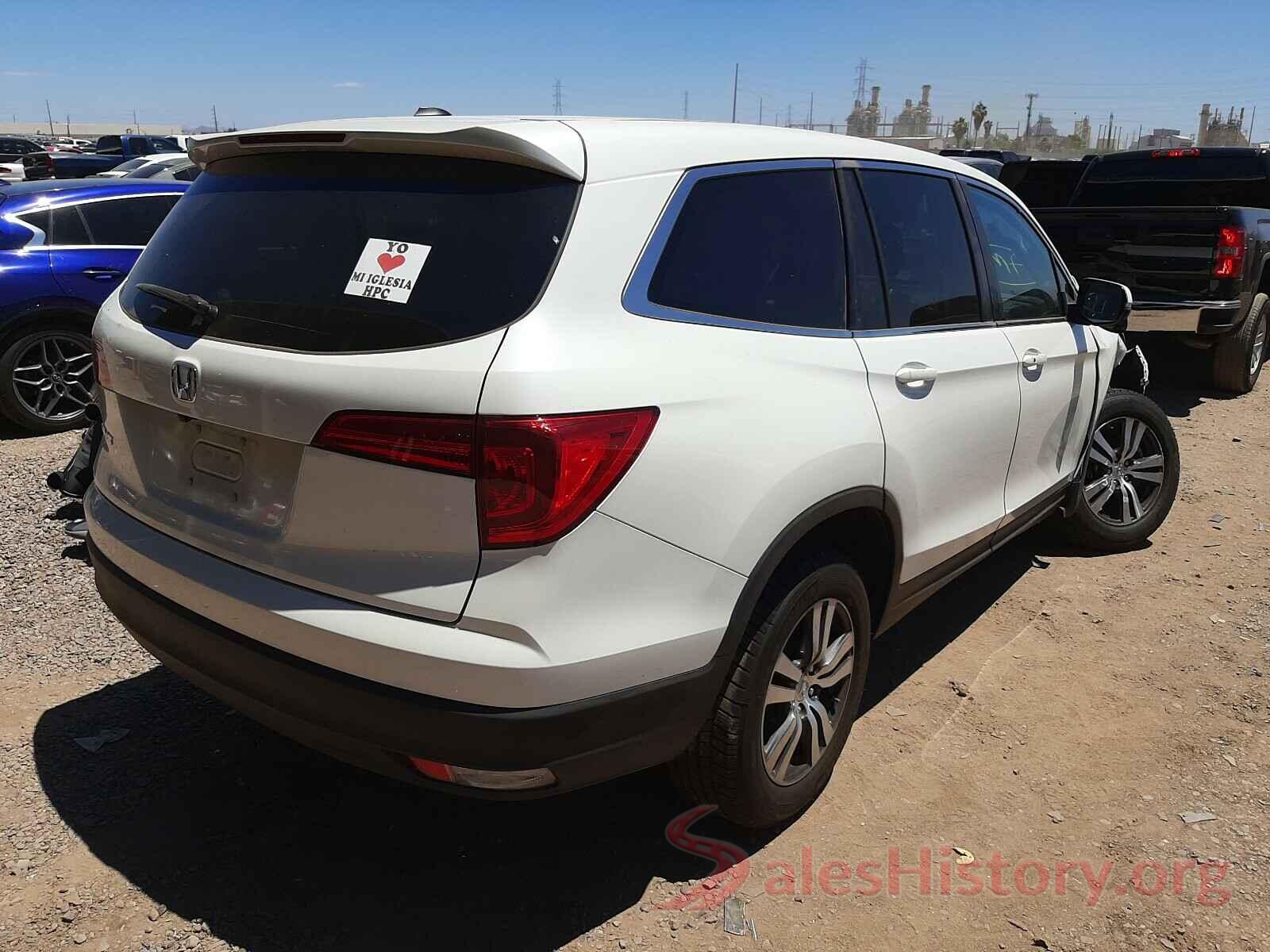 5FNYF5H38HB015954 2017 HONDA PILOT