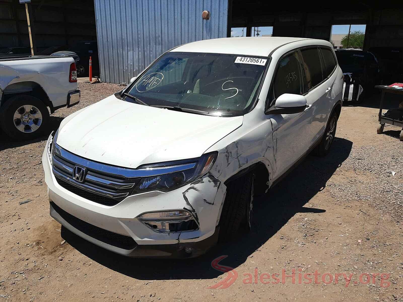 5FNYF5H38HB015954 2017 HONDA PILOT