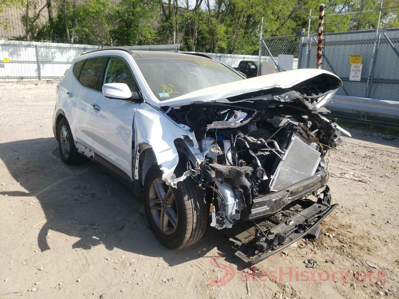 5NMZUDLBXHH033860 2017 HYUNDAI SANTA FE