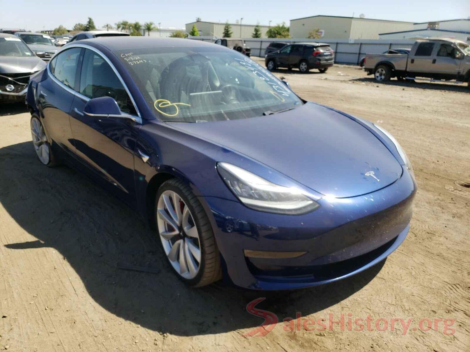 5YJ3E1EB5KF323379 2019 TESLA MODEL 3