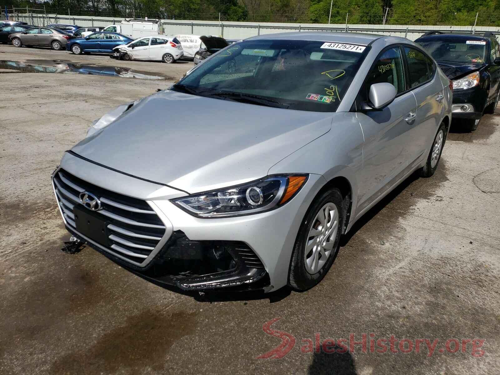 5NPD74LF4HH166587 2017 HYUNDAI ELANTRA