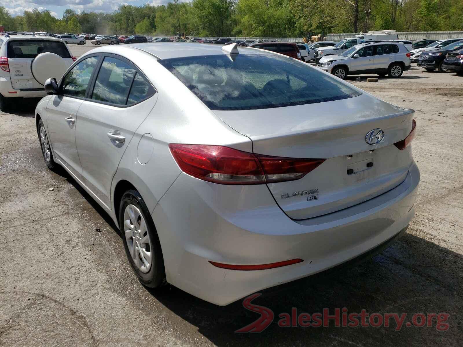 5NPD74LF4HH166587 2017 HYUNDAI ELANTRA