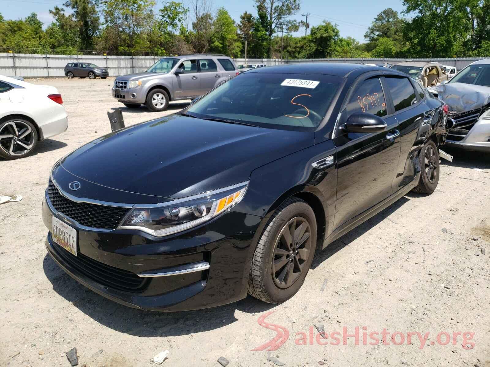 5XXGT4L35GG026363 2016 KIA OPTIMA