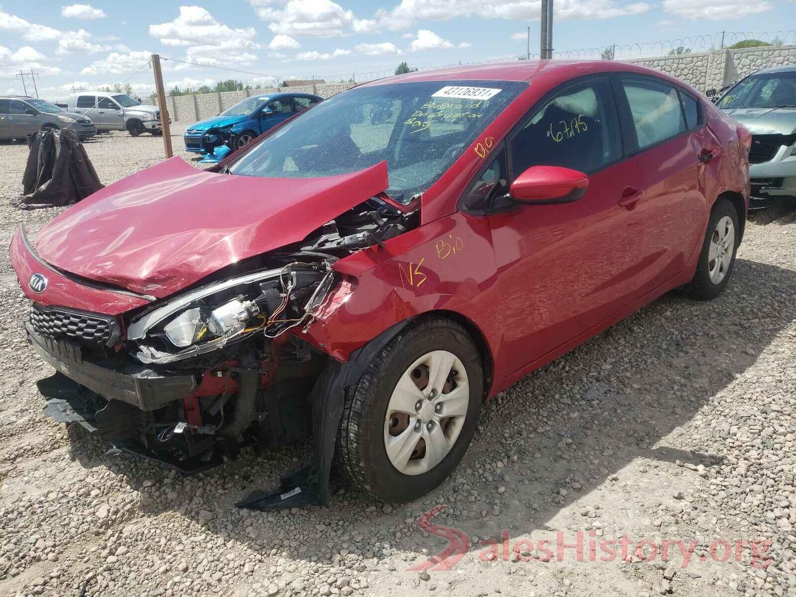 KNAFK4A62G5480423 2016 KIA FORTE