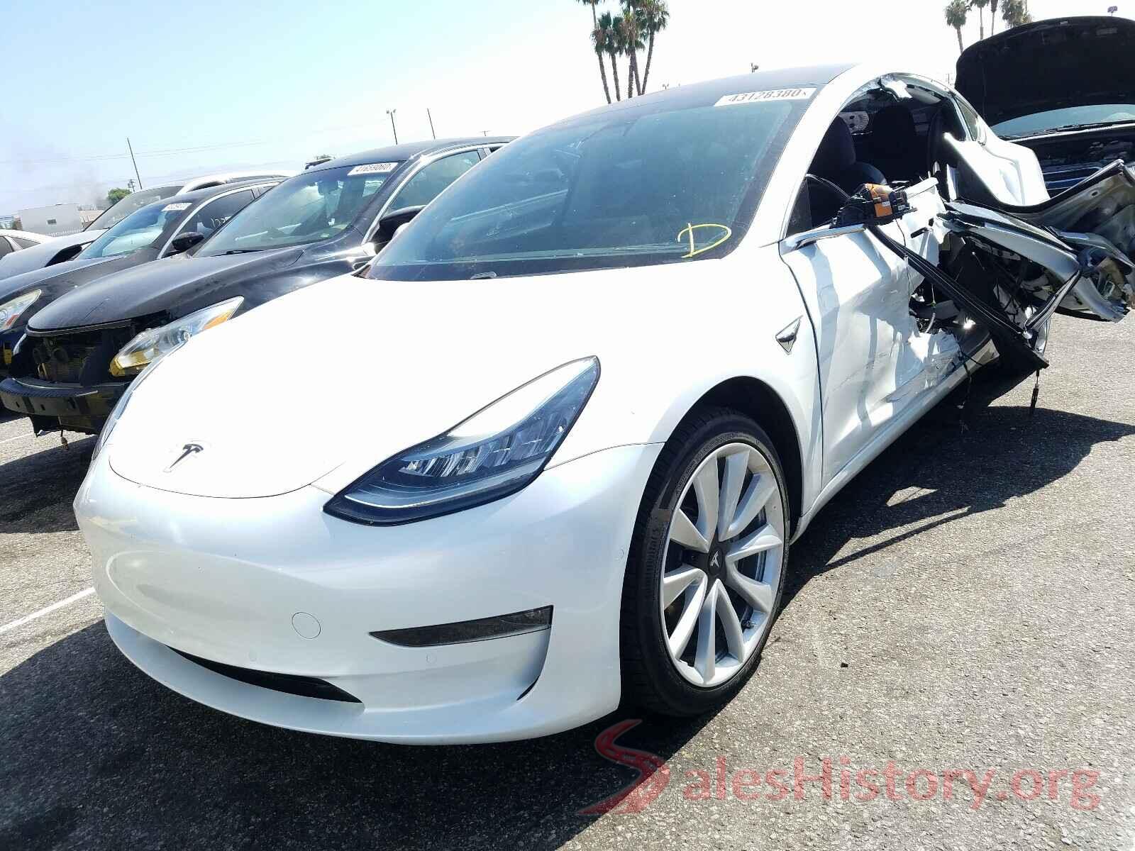 5YJ3E1EA0JF165068 2018 TESLA MODEL 3