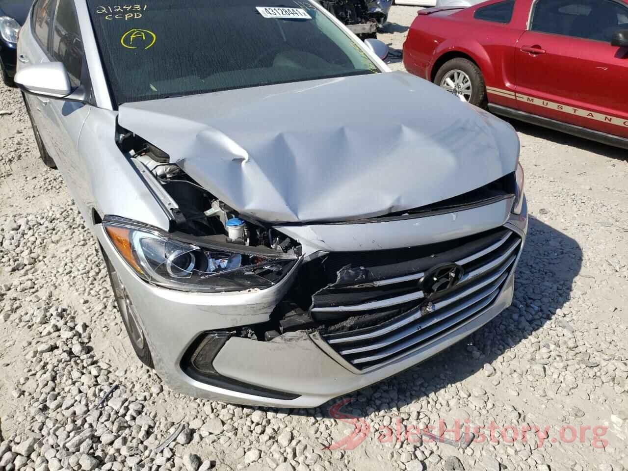 5NPD84LF5JH280312 2018 HYUNDAI ELANTRA