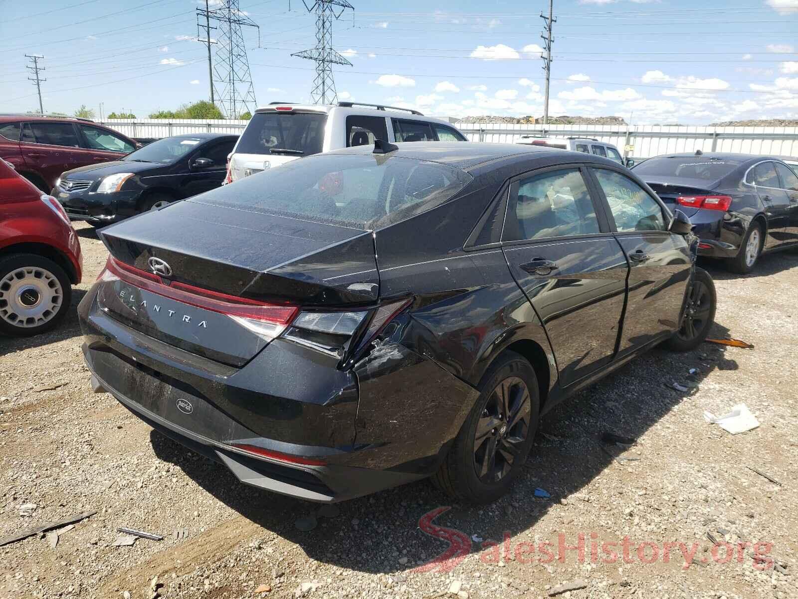 5NPLM4AG4MH003383 2021 HYUNDAI ELANTRA