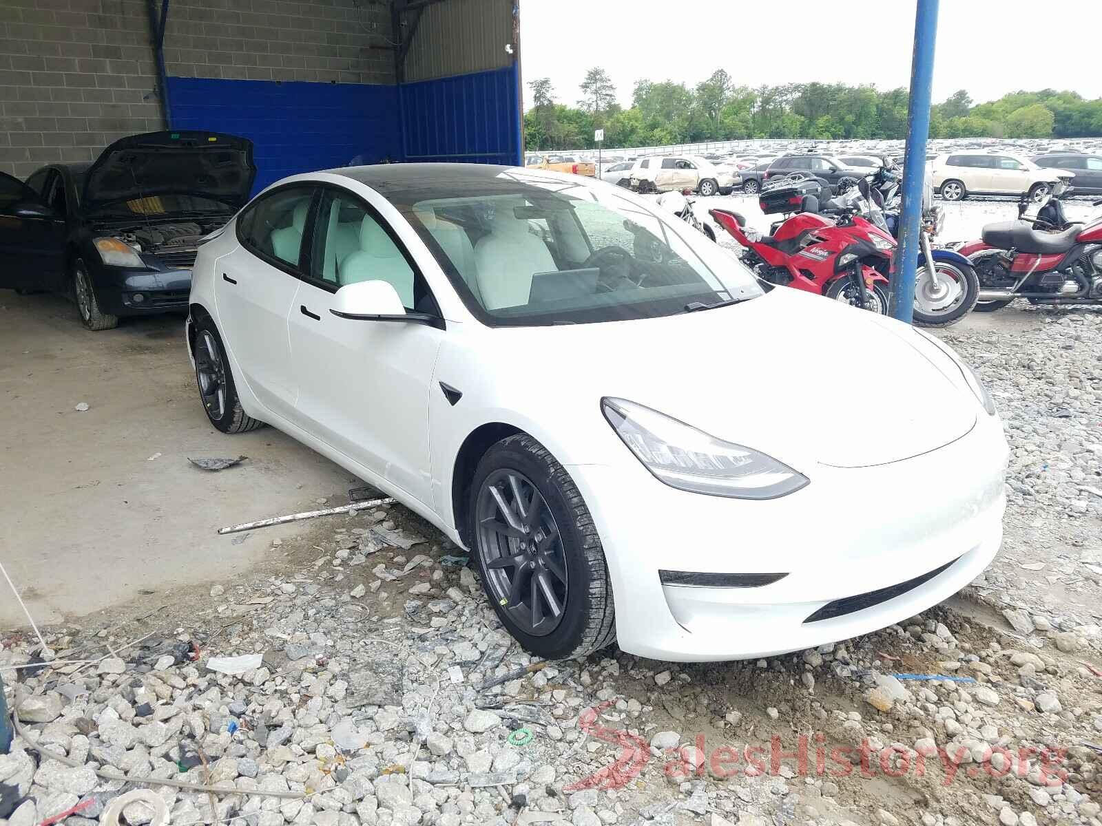 5YJ3E1EA9MF853784 2021 TESLA MODEL 3