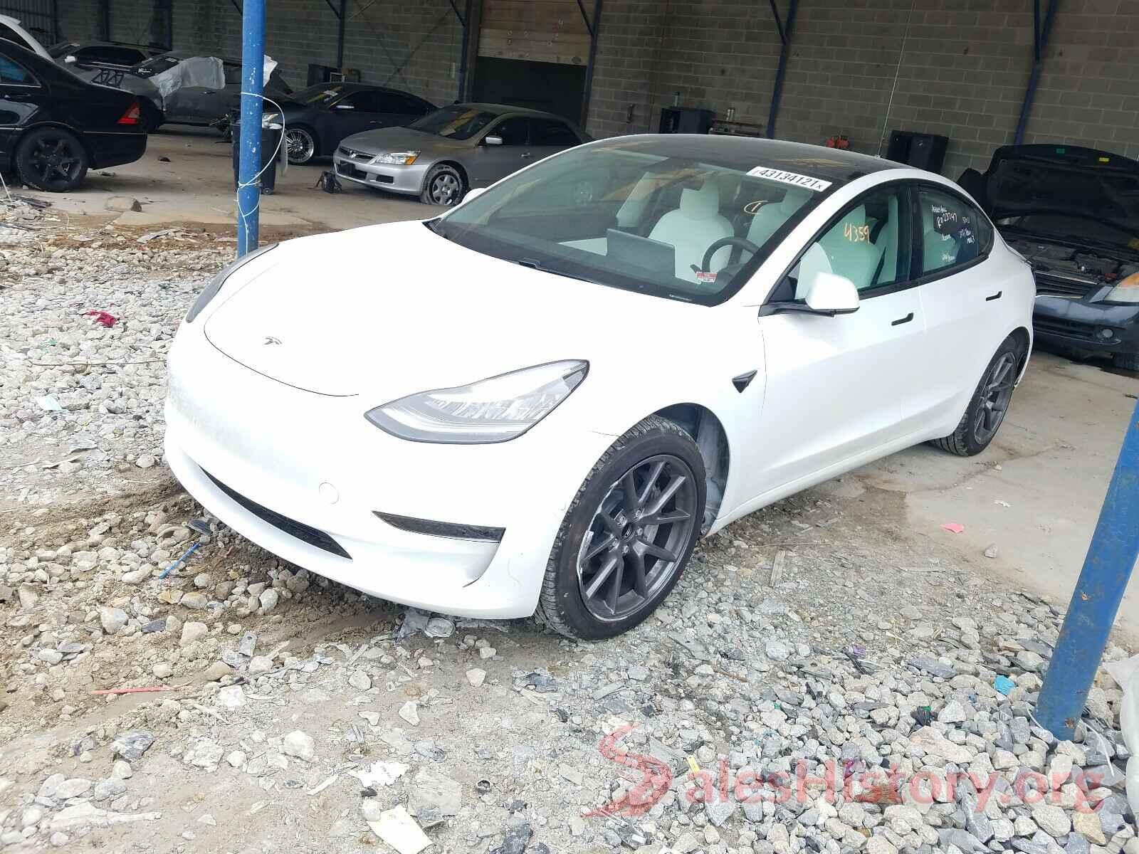 5YJ3E1EA9MF853784 2021 TESLA MODEL 3