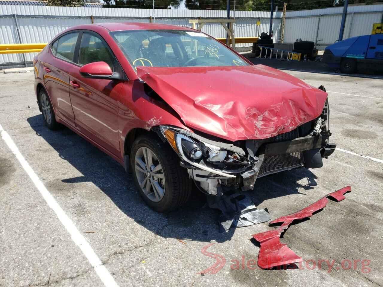 KMHD84LFXJU449791 2018 HYUNDAI ELANTRA