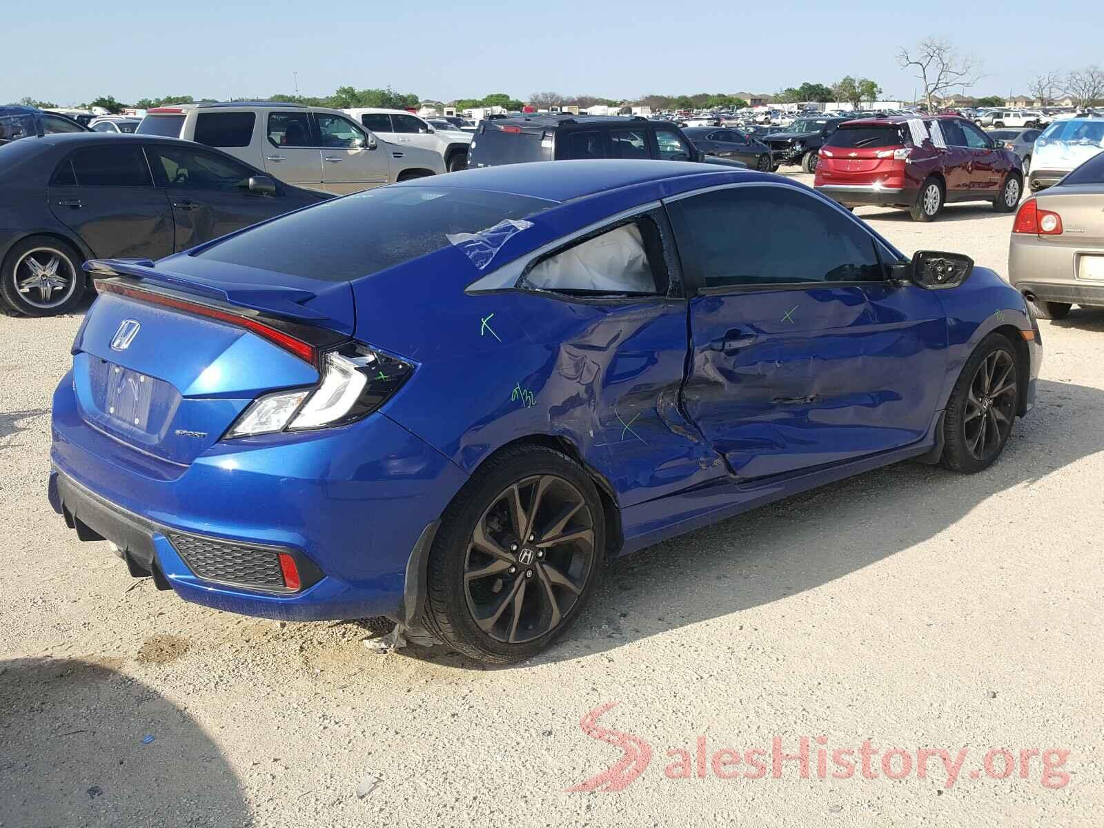 2HGFC4B85KH302296 2019 HONDA CIVIC