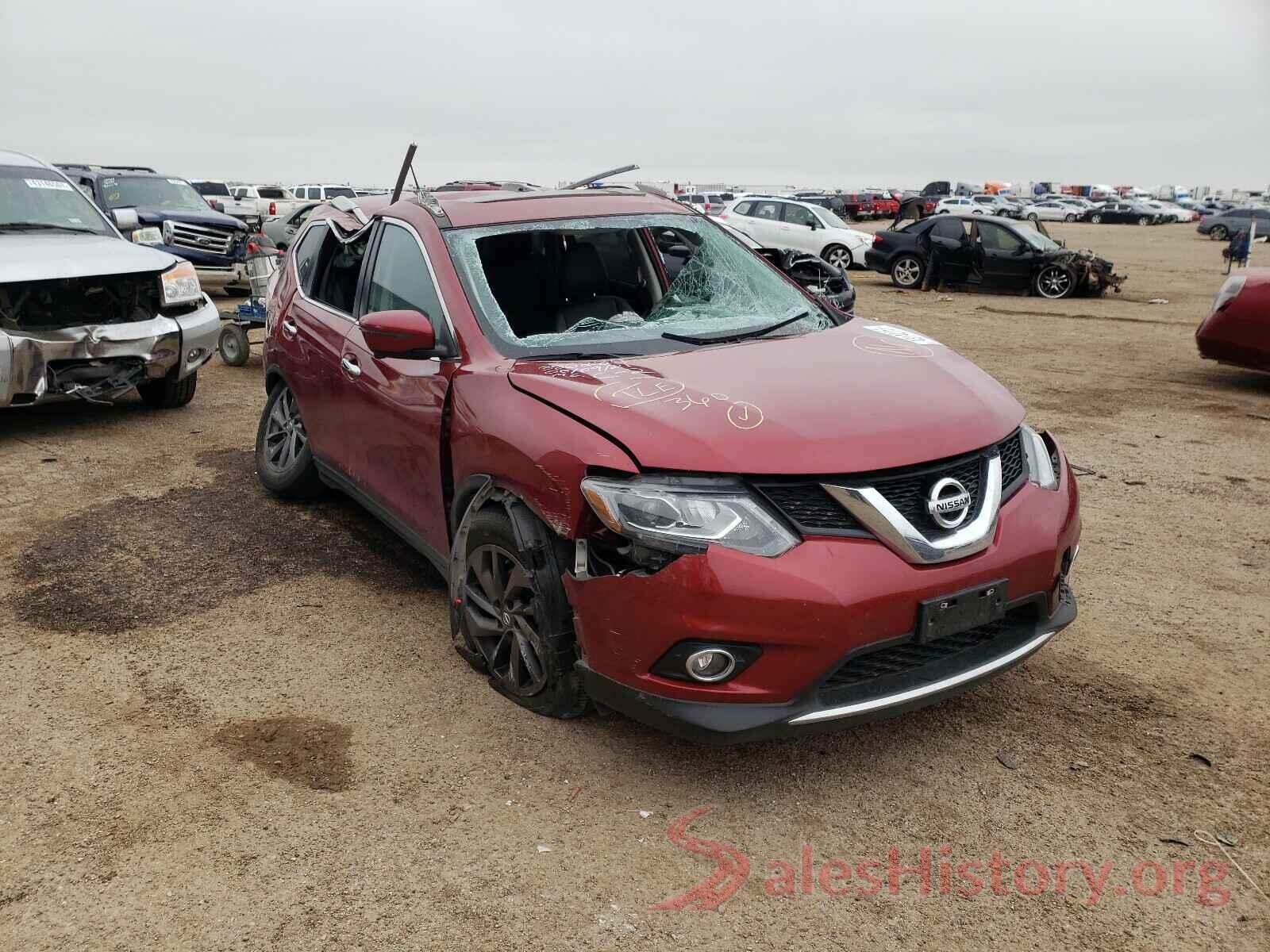 5N1AT2MT6GC888334 2016 NISSAN ROGUE