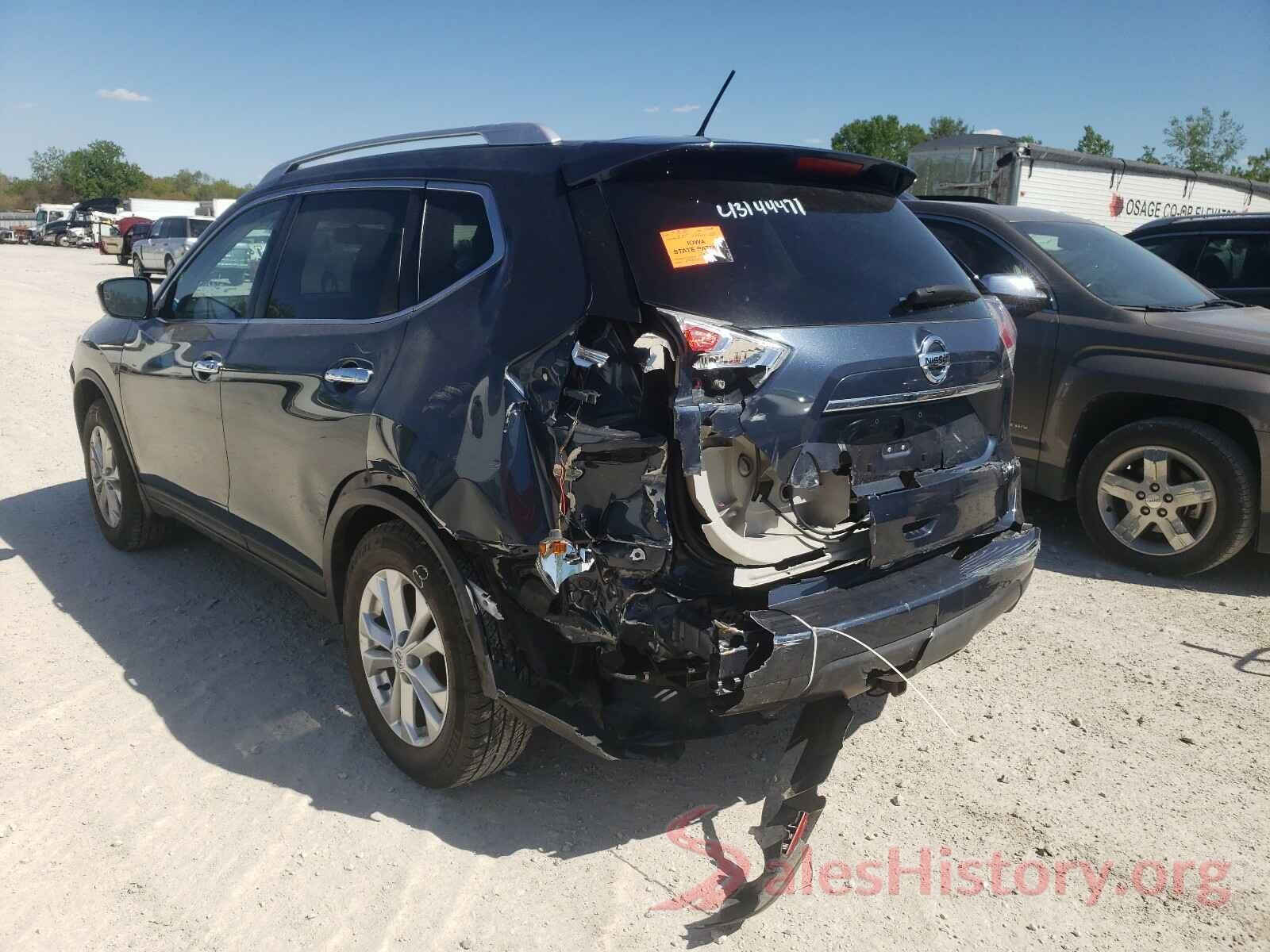 KNMAT2MV4GP686851 2016 NISSAN ROGUE