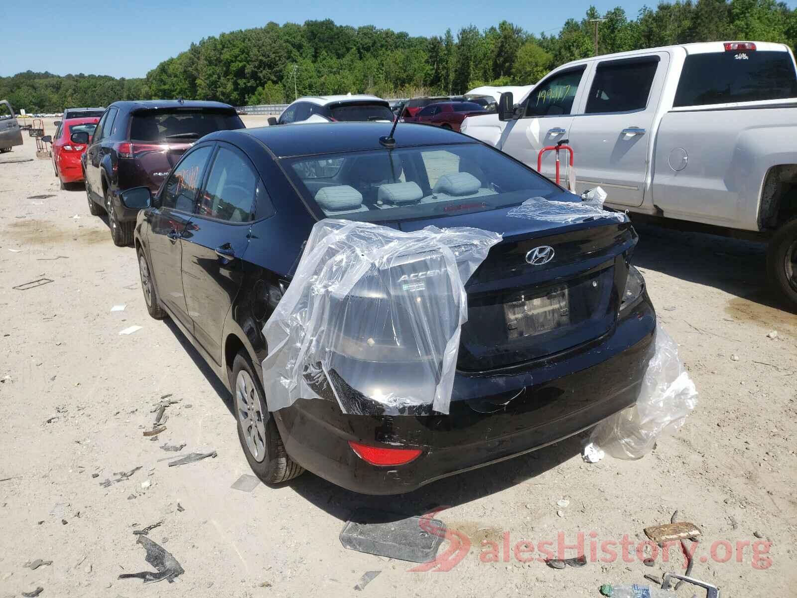 KMHCT4AE4HU375279 2017 HYUNDAI ACCENT