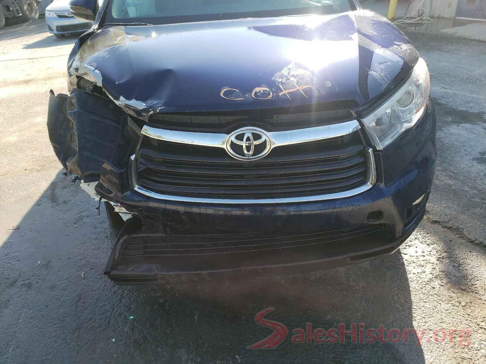 5TDJKRFH8GS306581 2016 TOYOTA HIGHLANDER