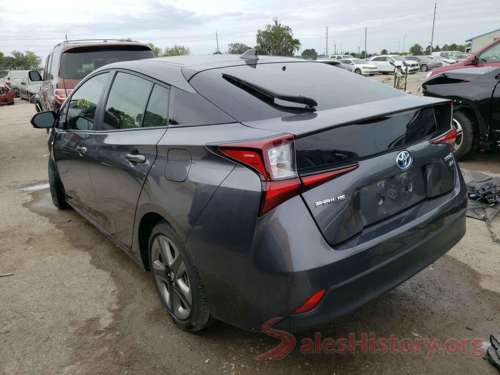 JTDKARFU5K3096939 2019 TOYOTA PRIUS