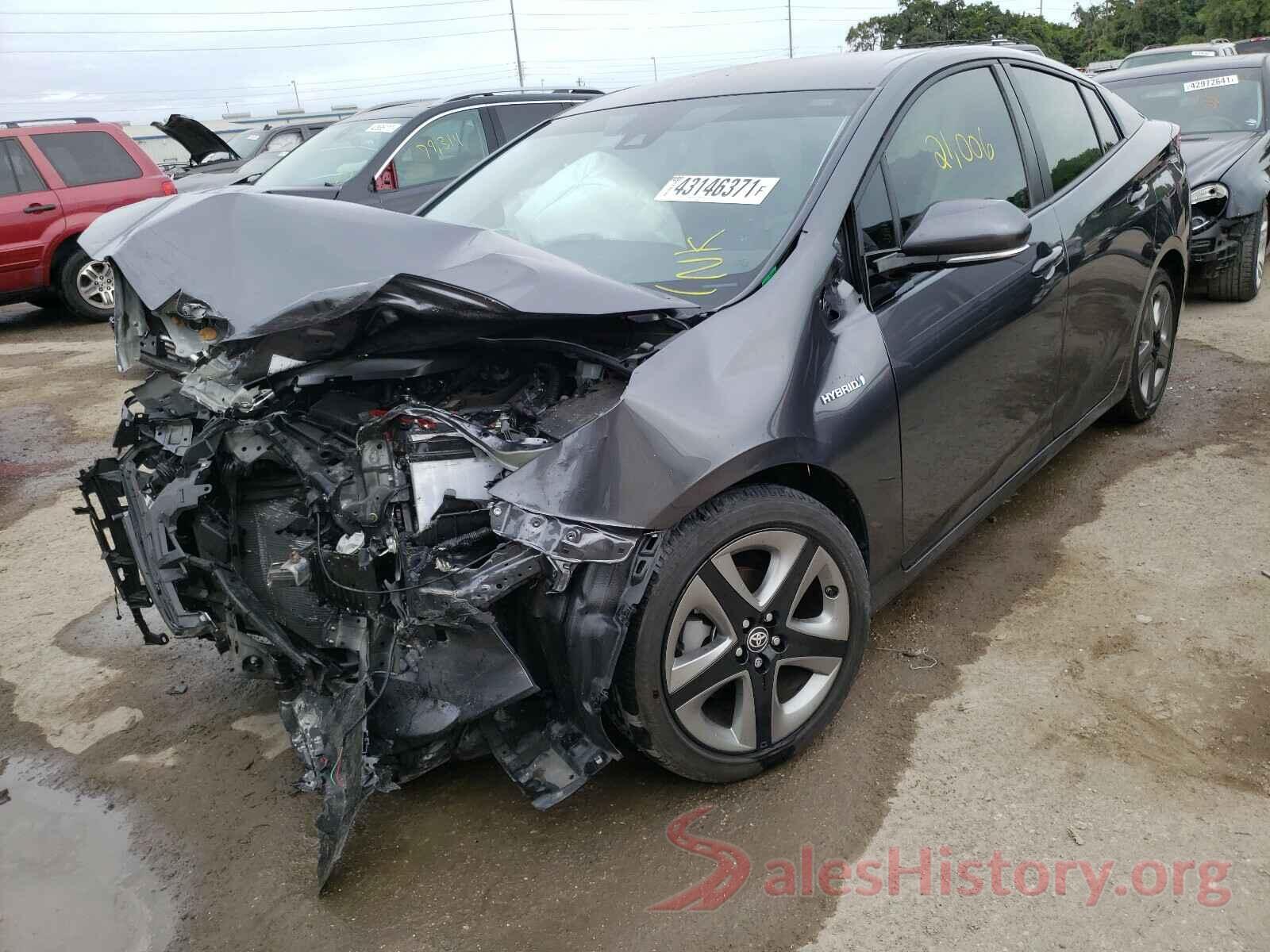 JTDKARFU5K3096939 2019 TOYOTA PRIUS