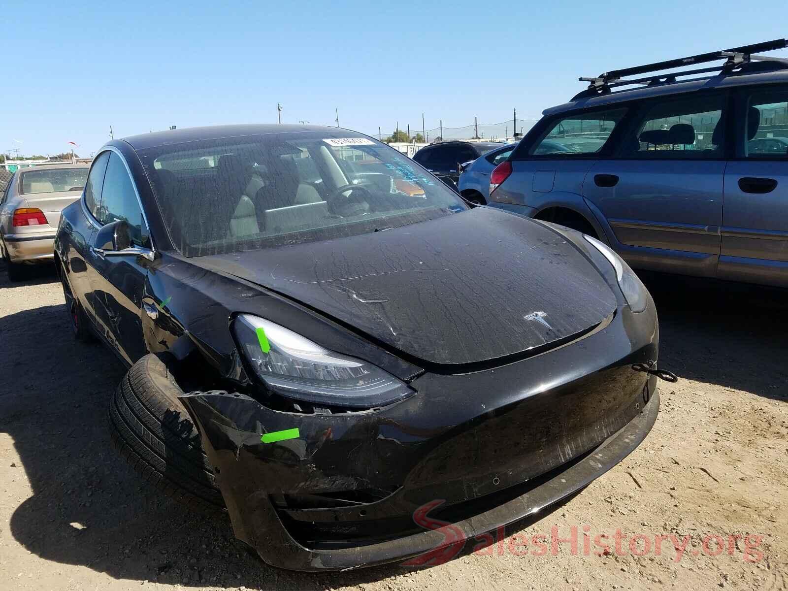 5YJ3E1EAXKF485757 2019 TESLA MODEL 3