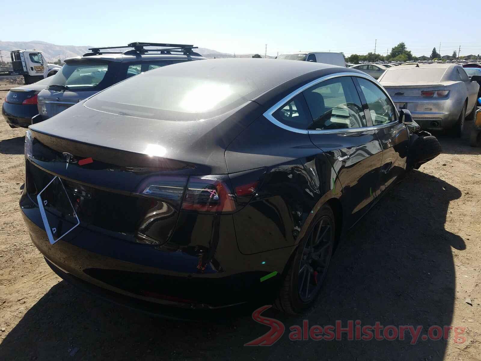 5YJ3E1EAXKF485757 2019 TESLA MODEL 3